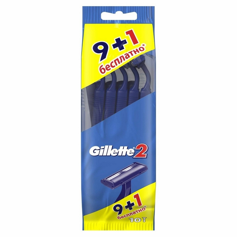 Станок Gillette однораз. 10шт